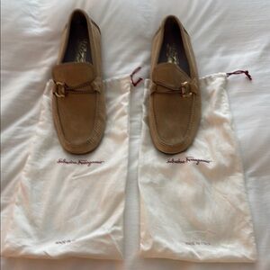 Salvatore Ferragamo Men's Tan Loafers